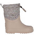 Wheat Rubber Boot - Thermal - Drizzle - Rose Dust Flowers