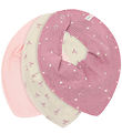 Pippi Teething Bib - 3-Pack - Pointy - AOP - Mauve Orchid