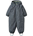 Wheat Snowsuit - Adi - Greyblue Letters