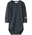 Name It Bodysuit l/s - Wool - NbmWyla - Ombre Blue