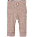 Name It Leggings - Wool - NbfWyla - Shadow Gray