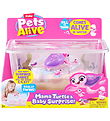 Pets Alive Bath Toy - Mom Turtle - Purple/Pink