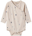 MarMar Wrap Bodysuit l/s - Modal/Cotton - Belito - Air Balloon
