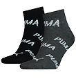 Puma Ankle Socks - Quarter - 2-pack - Black/Grey