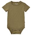 Minymo Romper s/s - Bamboe - Gedroogd Herbs