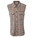 Hound Waistcoat - Plaid - Sand w. Checks