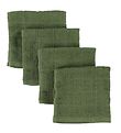 Pippi Baby Washcloths - 4-pack - 27x27 - Deep Lichen Green