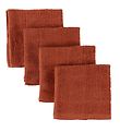 Pippi Baby Tvttlapp - 4-pack - 27x27 - Redwood