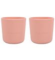 Filibabba Becher - 2er-Pack - Silikone - Peach