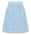 Grunt Rok - Joan Controleer Midi - Licht Blauw m. Ruiten