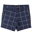 Tommy Hilfiger Shorts - Chino - Navy m. Karos