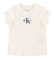 Calvin Klein T-shirt - Slim Fit - Greige/Navy