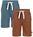 Minymo Shorts - 2-Pack - Toffee/Aqua Green
