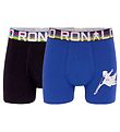 Ronaldo Boxershorts - 2-pack - Blauw/Zwart
