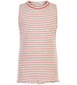 Minymo Top - Lobster Bisque w. Stripes