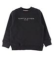 Tommy Hilfiger Sweatshirt - Essential - Organic - Svart