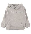 Tommy Hilfiger Sweat  Capuche - Essential - Organic - Gris Chin