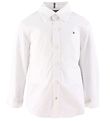 Tommy Hilfiger Hemd - Solid Stretch - Organic - Weiß