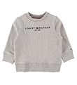 Tommy Hilfiger Sweatshirt - Essential - Organic - Grey Melange