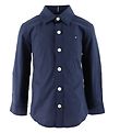 Tommy Hilfiger Shirt - Solid Stretch - Organic - Twilight Navy