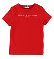 Tommy Hilfiger T-Shirt - Essential - Organic - Deep Cramoisi