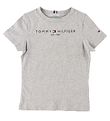 Tommy Hilfiger T-Shirt - Essential - Organic - Graumeliert