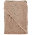 Nrgaard Madsens Hooded Towel - 75x75 - Brown w. Bird