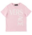 Versace T-paita - Logo Print - Baby Pink