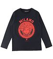 Versace Long Sleeve Top - Medusa - Black/Red