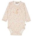 Wheat x Rodinia Bodysuit l/s - Limited - Watercolour Flowers