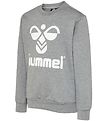 Hummel Sweatshirt - Dos - Grijs Gevlekt