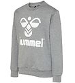 Hummel Collegepaita - Dos - Harmaa melange