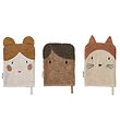 Liewood Washcloth - 3-Pack - Sylvester - Doll/Sandy Mix