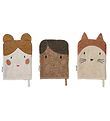 Liewood Washandje - 3-pack - Sylvester - Pop/Sandy Mix