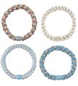 Kknekki Hair Accessory - 4-Pack - Blue/White/Glitter