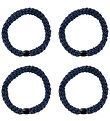 Bandeaux à Cheveux Elastiques Kknekki - 4 Pack - Marine