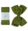 By Stær Baptism Ribbon w. Bow - Satin - Double Bow - Moss