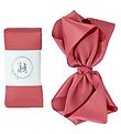 By Stær Baptism Ribbon w. Bow - Satin - Dusty Berry
