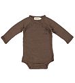 MarMar Wrap Bodysuit l/s - Wool - Belita - Terre