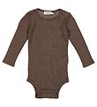 MarMar Bodysuit l/s - Wool - Bense - Terre