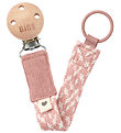 Bibs Dummy Clip - Blush/Ivory