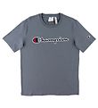 Champion Fashion T-shirt - Grey w. Logo