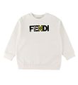 Fendi Sweatshirt - White w. Logo