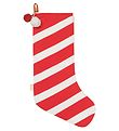 Fabelab Christmas Stocking Sock - 50 x 30 cm - Candycane - Holly