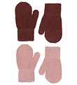 CeLaVi Mittens - Wool/Polyester - 2-Pack - Fudge w. Glitter