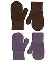 CeLaVi Fäustlinge - Wolle/Polyester - 2er-Pack - Moonscape m. Gl