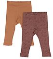 Pippi Leggings - 2-pack - Burlwood