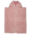 Pippi Handklæði m. hettu - 70x120 cm - Misty Rose M. Refur