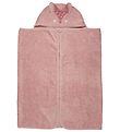 Pippi Baby Handduk m. Huva - 70x120 cm - Misty Rose m. Rv