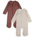 Pippi Baby Strampler - Schlafanzug - 2er-Pack - Burlwood